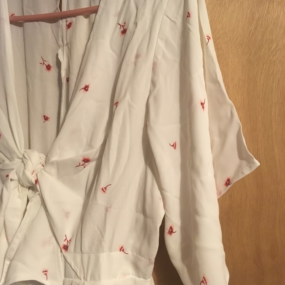 Floral Tie Front Dress - Picture 6 of 8